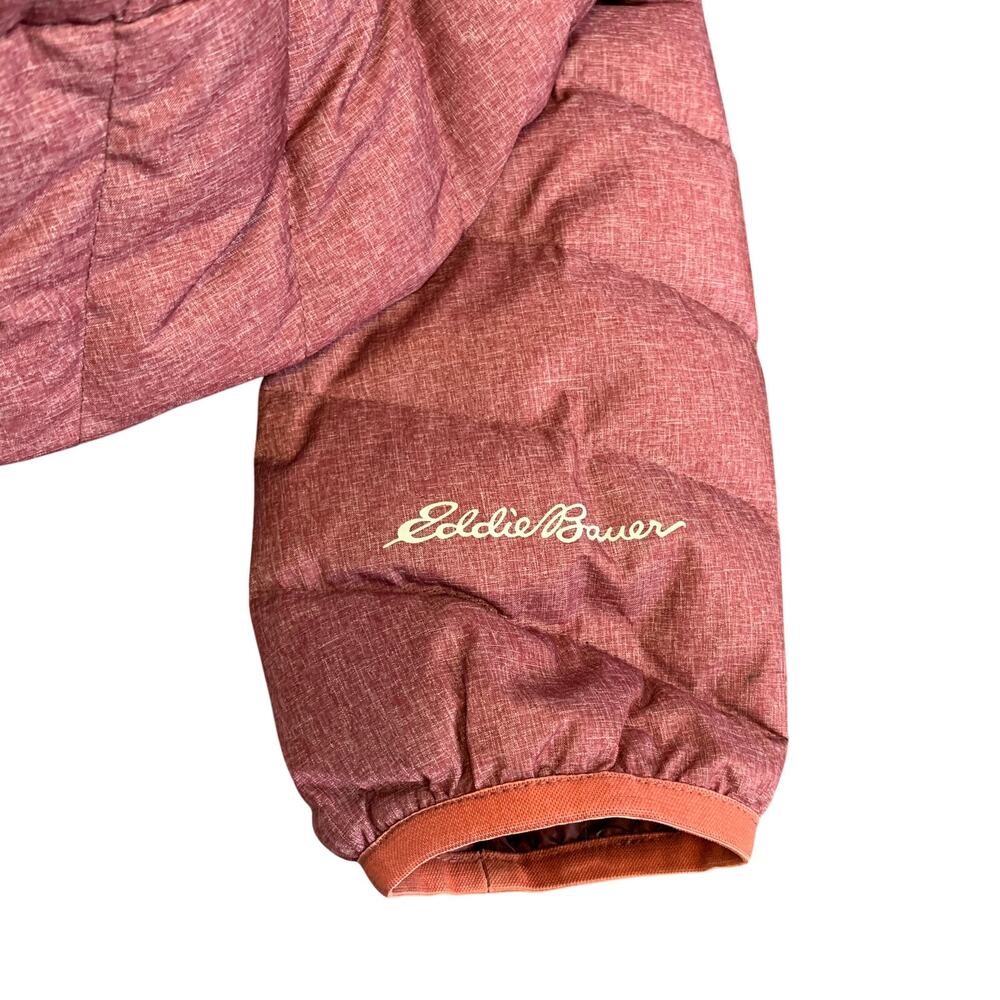 Eddie Bauer Puffer Jacket Down Blend Hooded Long Astoria Women's Size M - Picture 11 of 11